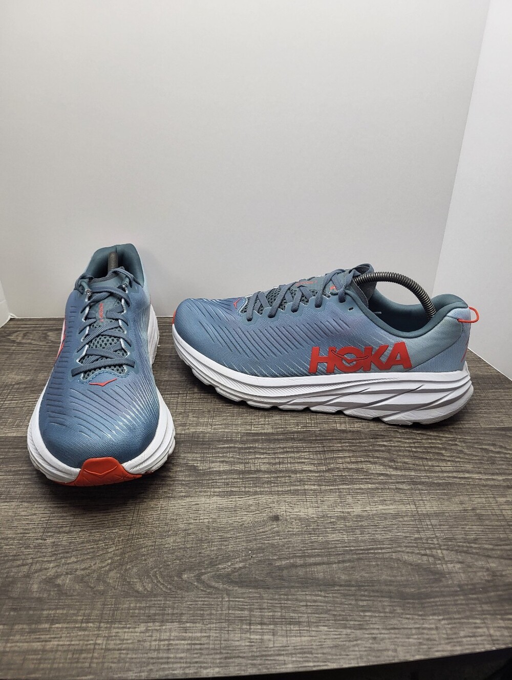 Hoka One One Rincon 3 Blue Men’s Size 10 EE Wide Running Sneakers Shoes